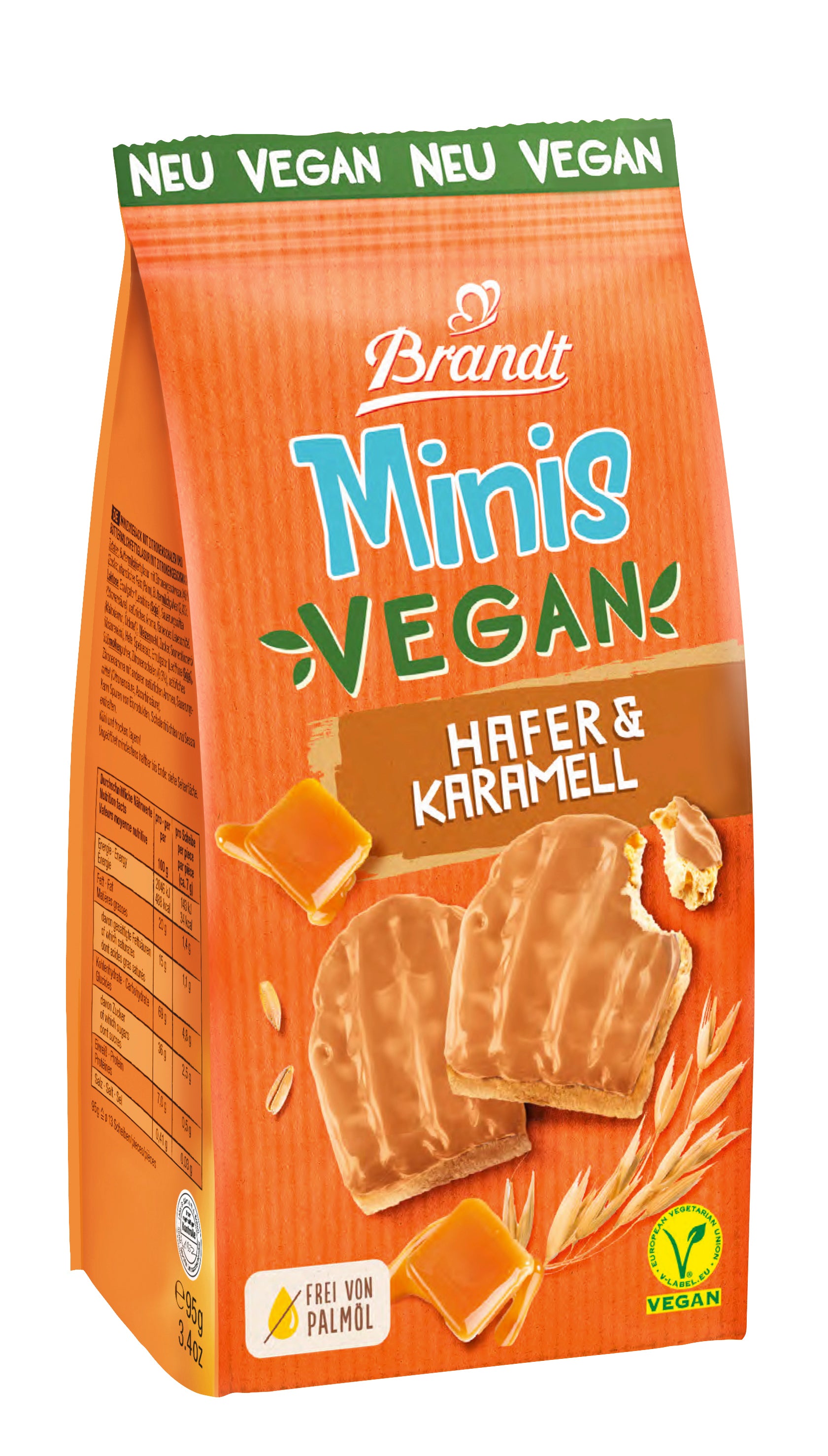 Brandt Minis vegan Hafer & Karamell