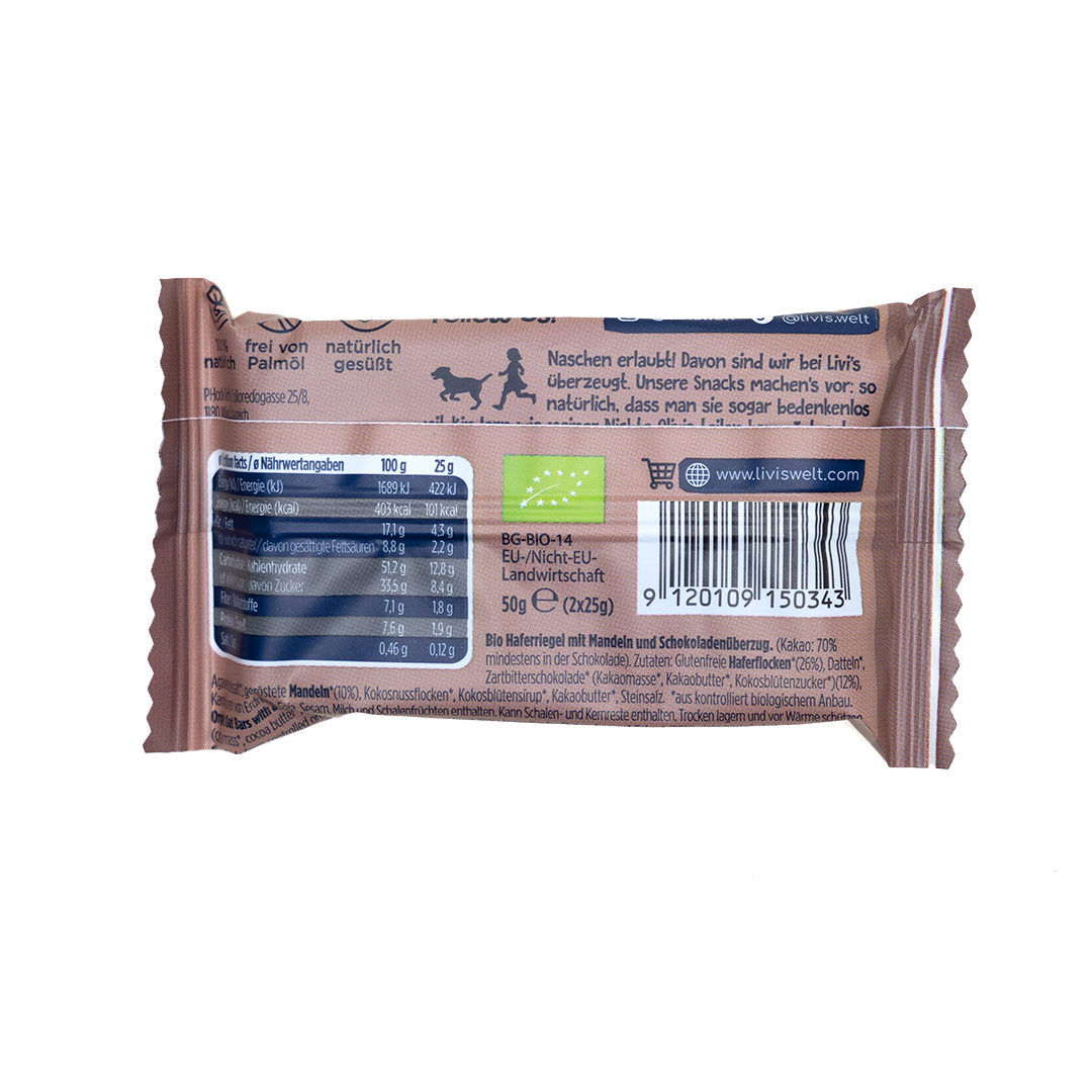 Livi‘s Haferriegel Roasted Almond BIO