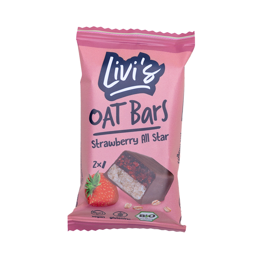 Livi‘s Haferriegel Strawberry All Star BIO