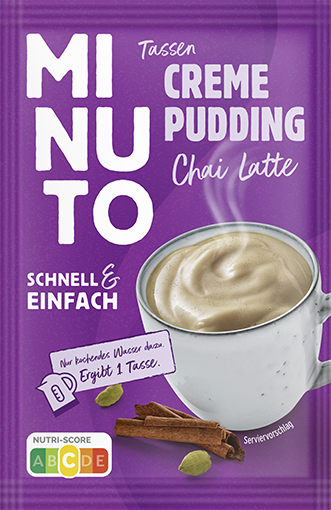 MINUTO Tassenpudding Chai Latte, Sachet 52g