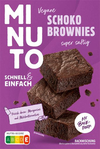 MINUTO Schoko Brownies Vegan