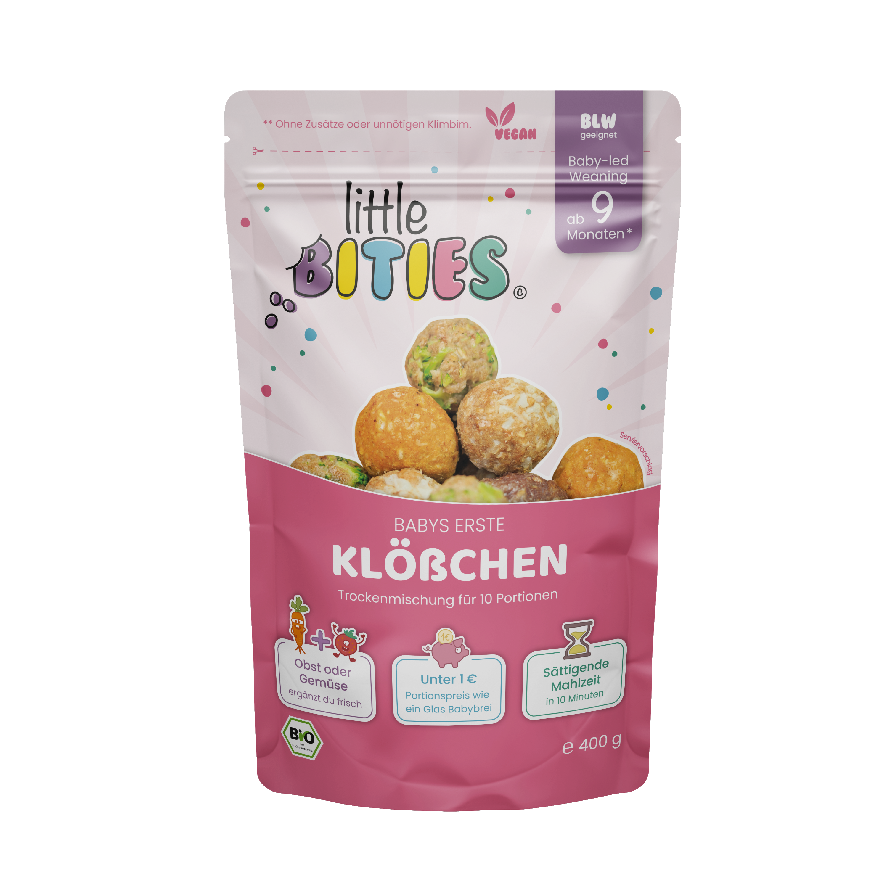 little BITIES Klößchen für Babys - Trockenmischung, 400g