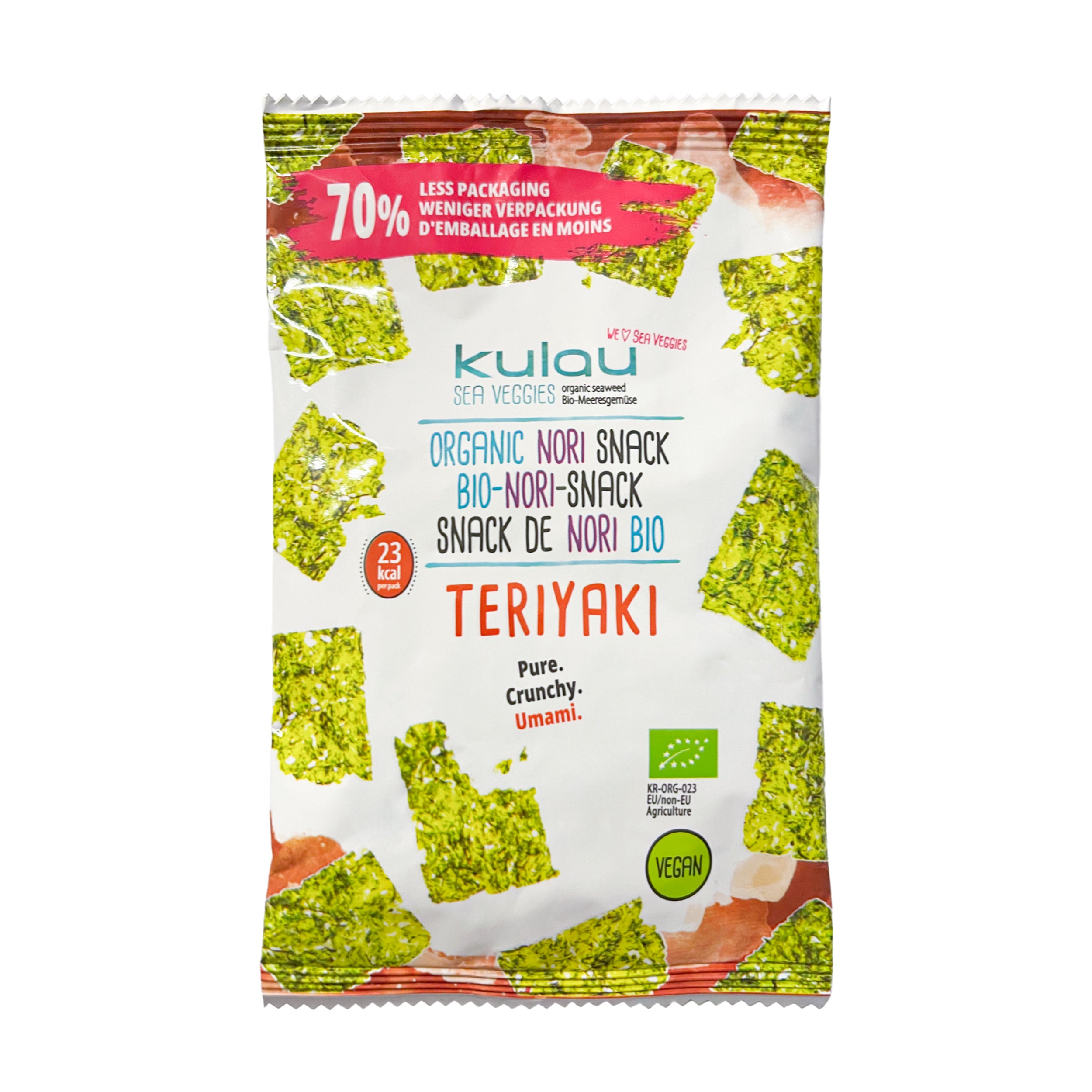 KULAU Bio-Nori-Snack Teriyaki, Vegan & Bio, 4g