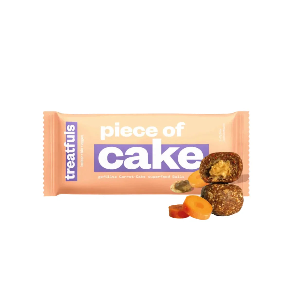 Treatfuls - Piece of Cake - Superfood Balls - Vegan & Bio, 34g