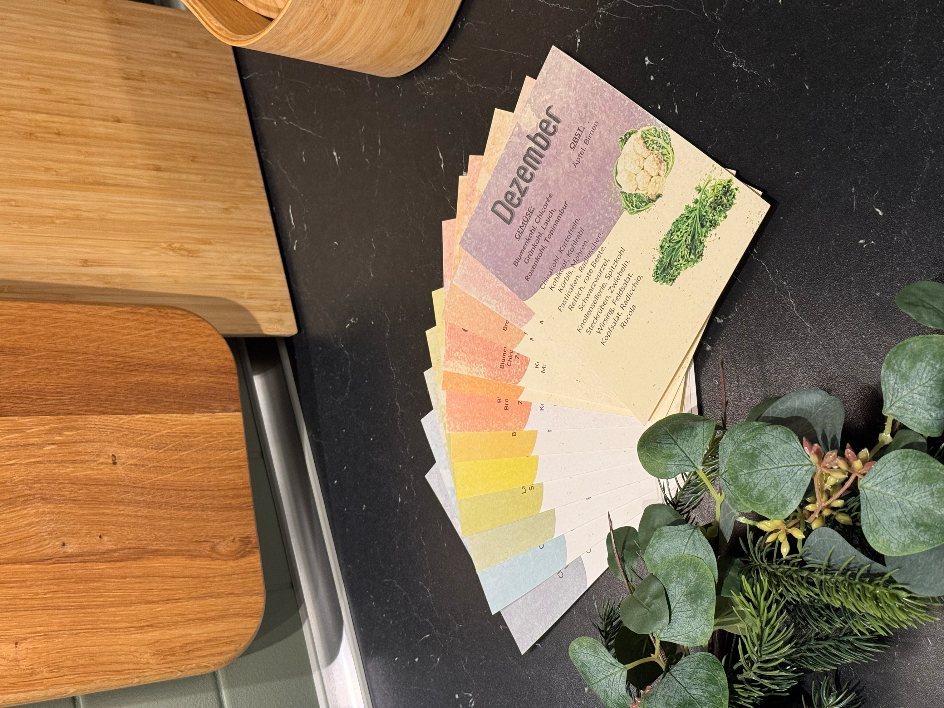 Saisonkalender Rückseite