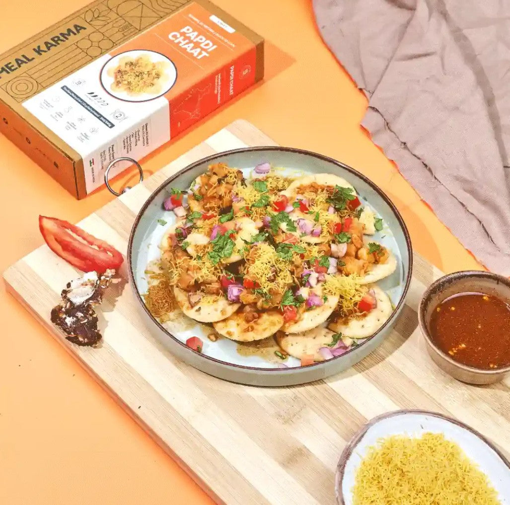 Meal Karma - Papdi Chaat- Vegan Indian Street Food, 200g/525g