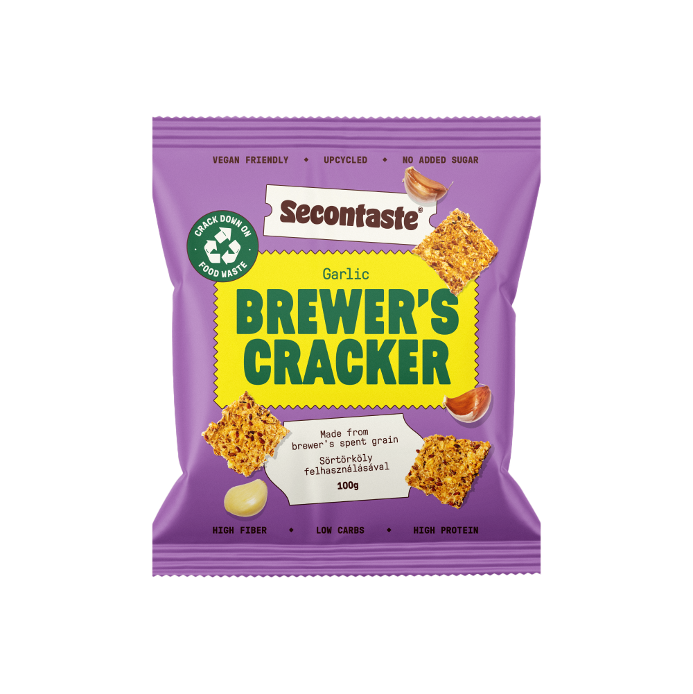 Secontaste Brewer's Cracker Knoblauch, 100g