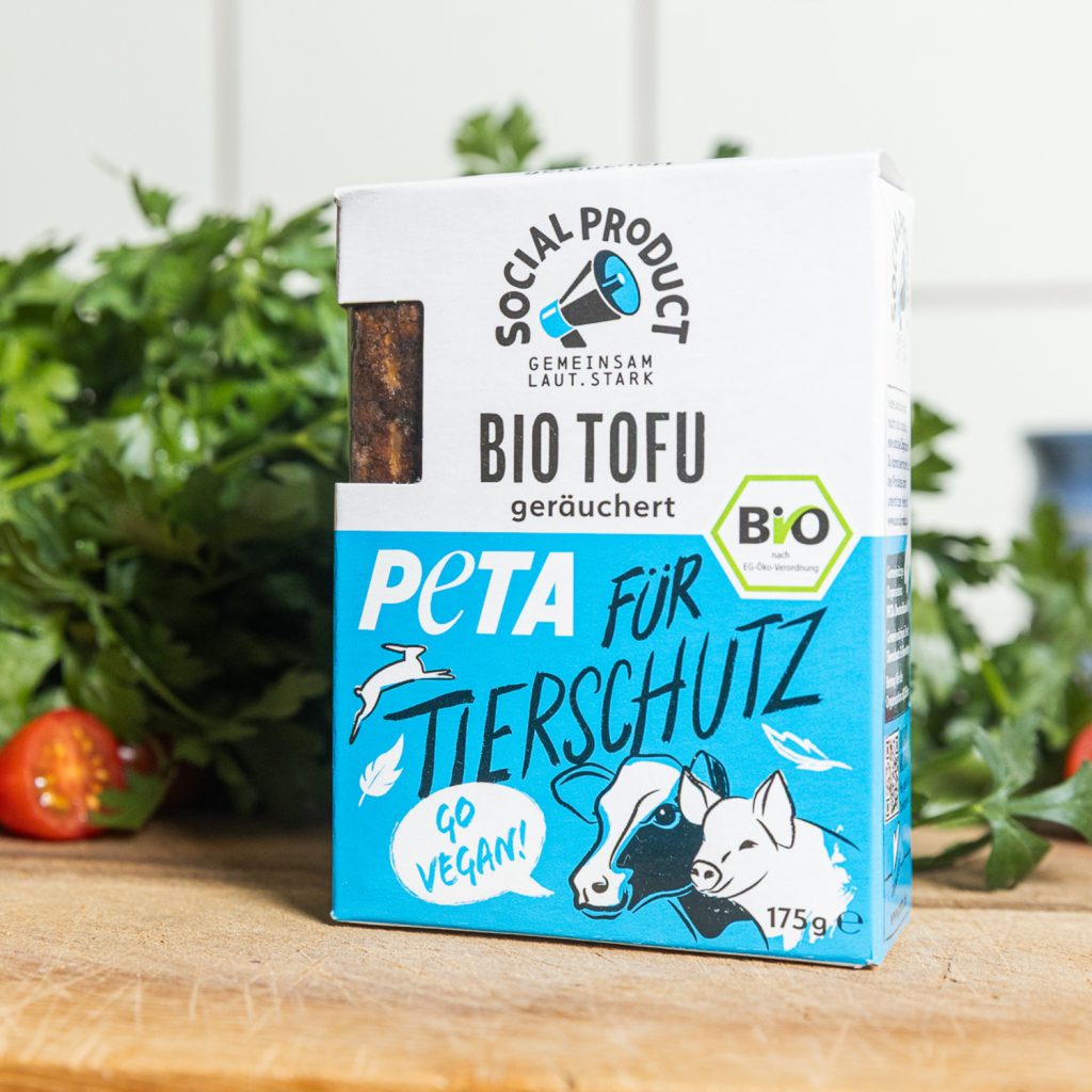 SocialProduct Bio Tofu Geräuchert x PETA