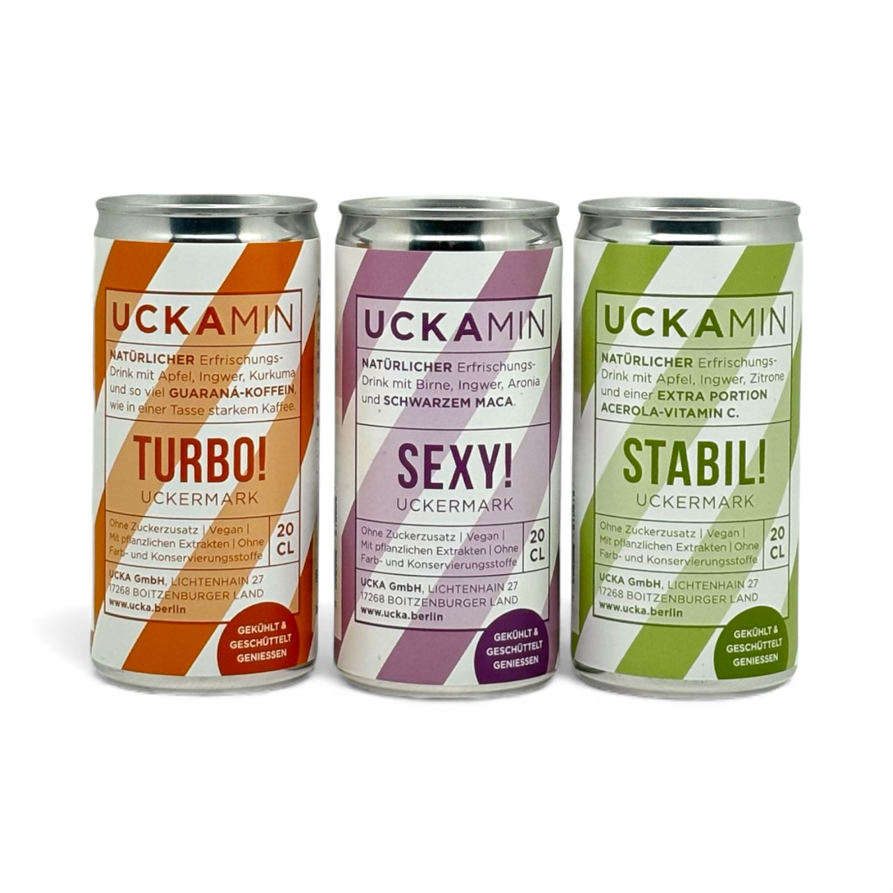 UCKAMIN TRIO: SEXY, STABIL & TURBO 3x200ml