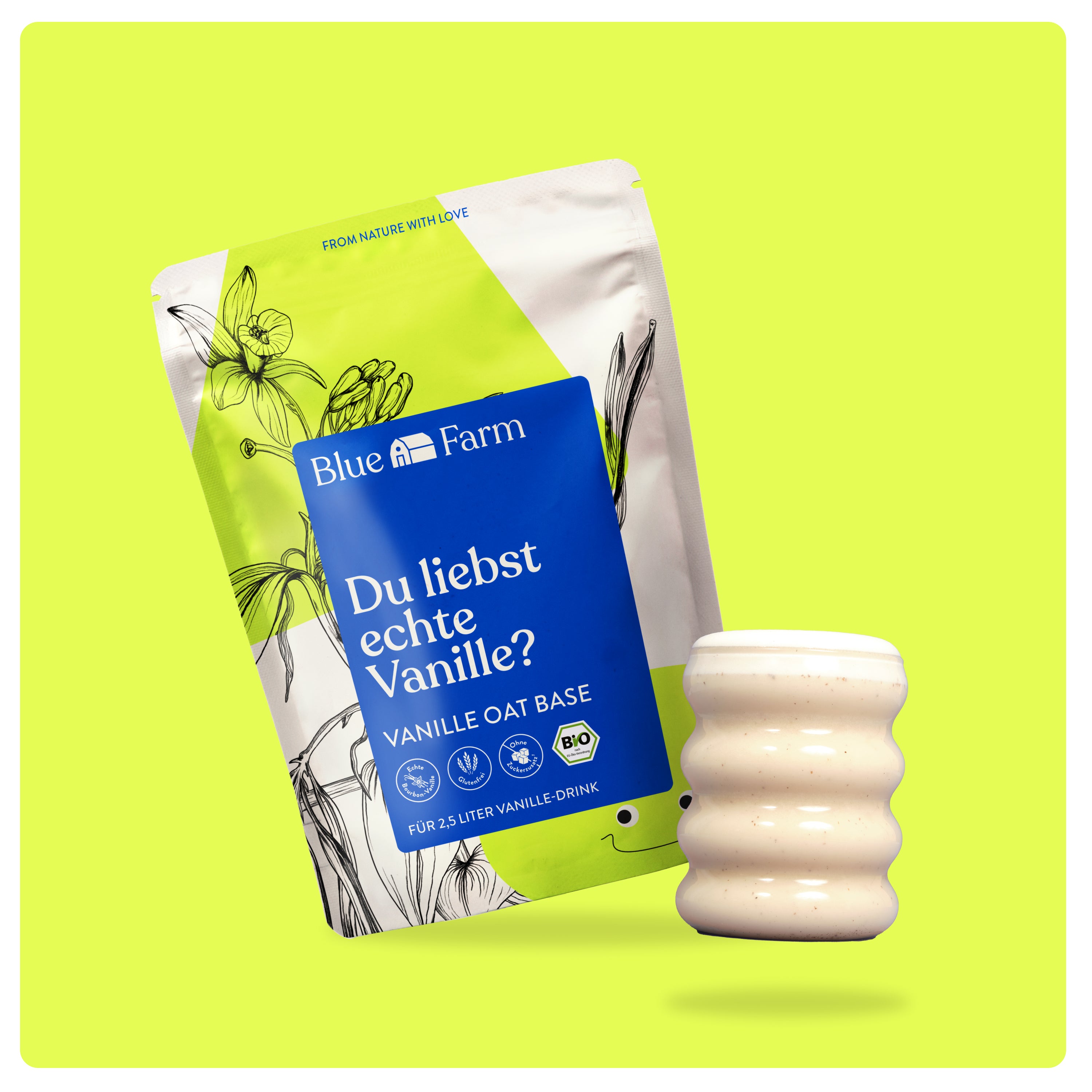BlueFarm Echte Vanille - Oat Base, 300g