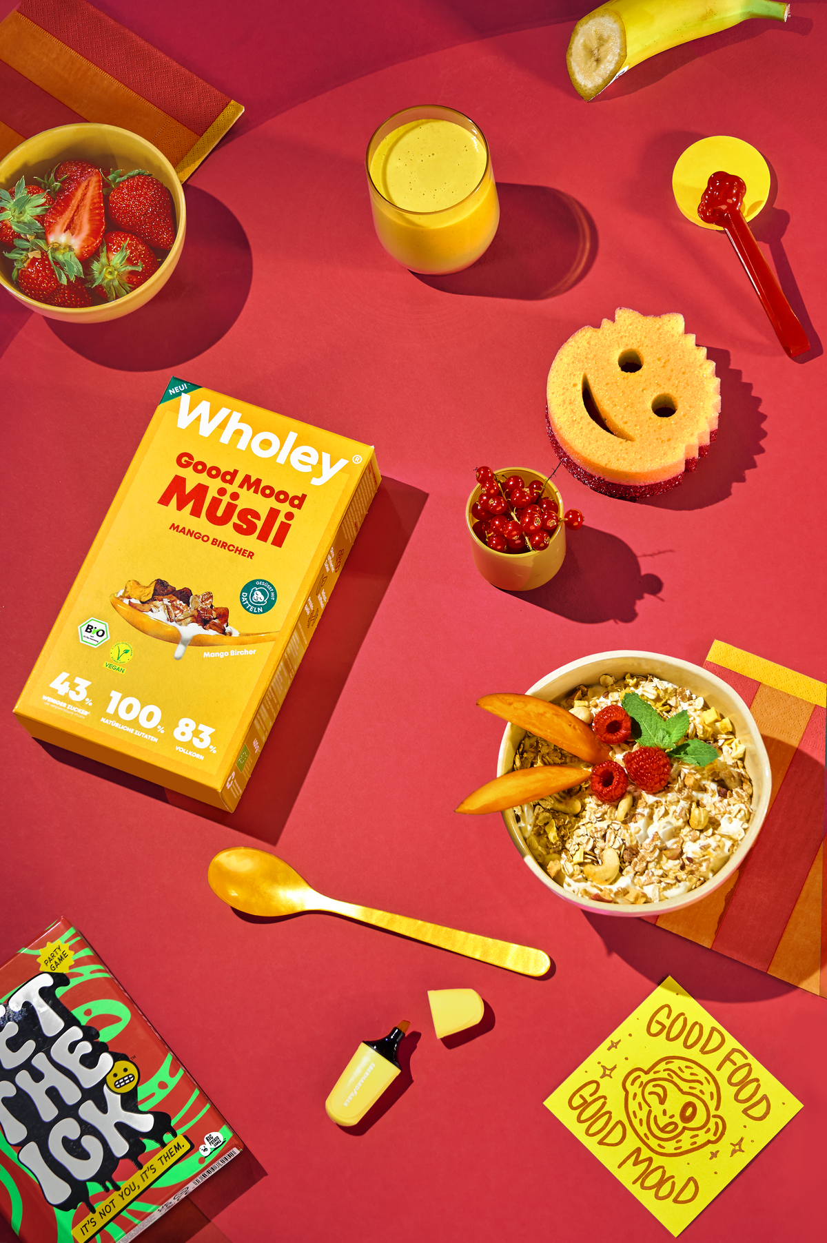 Wholey Mango Bircher Müsli, 400g