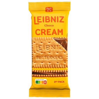 Leibniz Butterkekse Choco Cream, 2er Pack - 38g