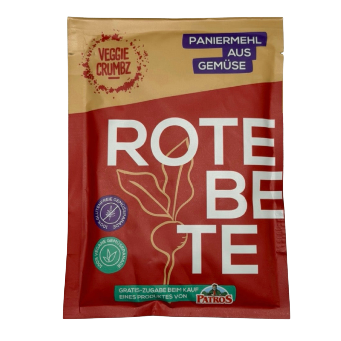 Veggie Crumbz Rote Beete - Paniermehl aus Gemüse Vegan & Halal, 10x40g