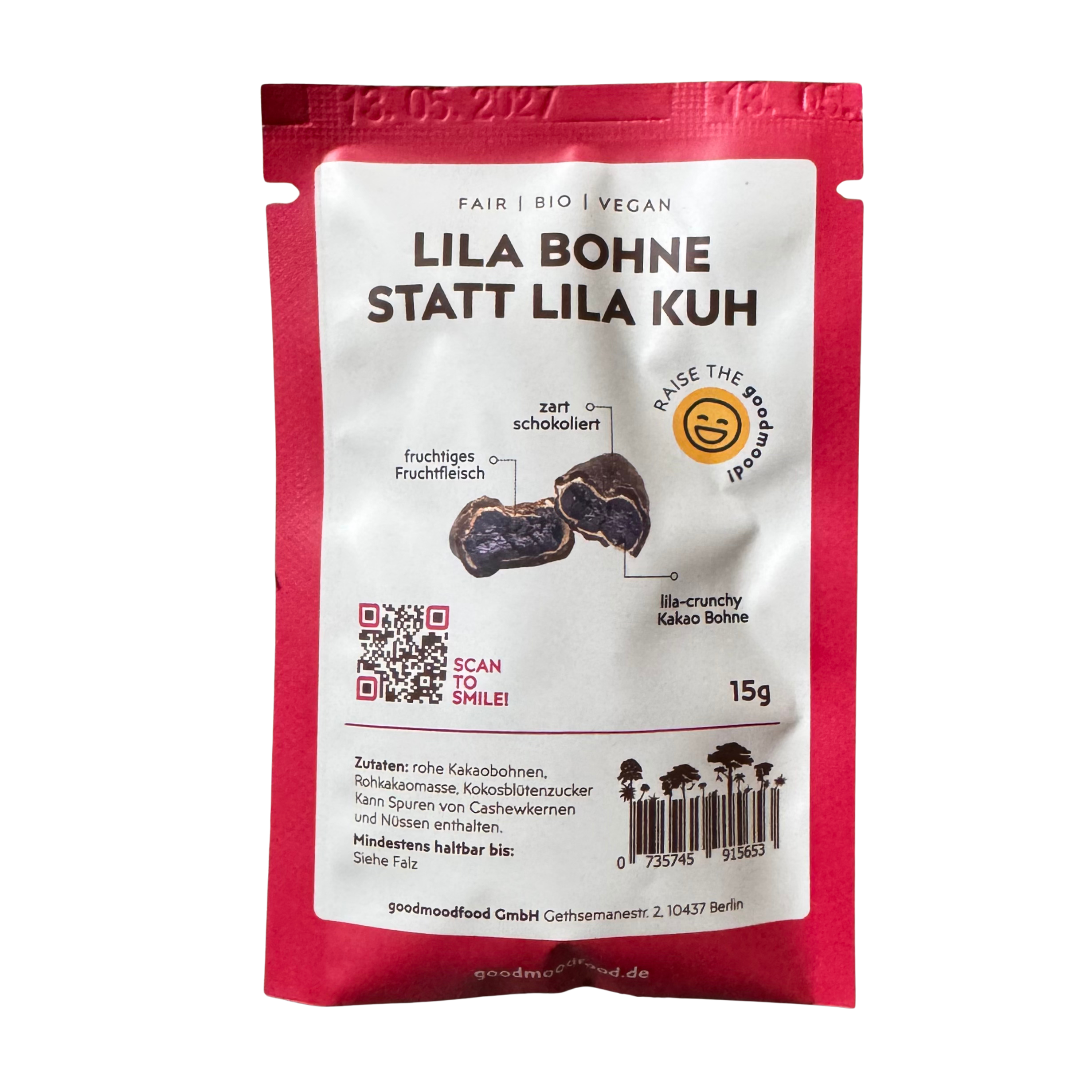 Good Mood Food - Kakao Queen Beans Samples, 15g