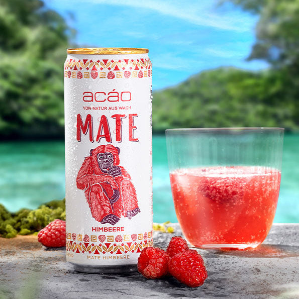 acáo Mate - Himbeere - Bio & Vegan, 330ml