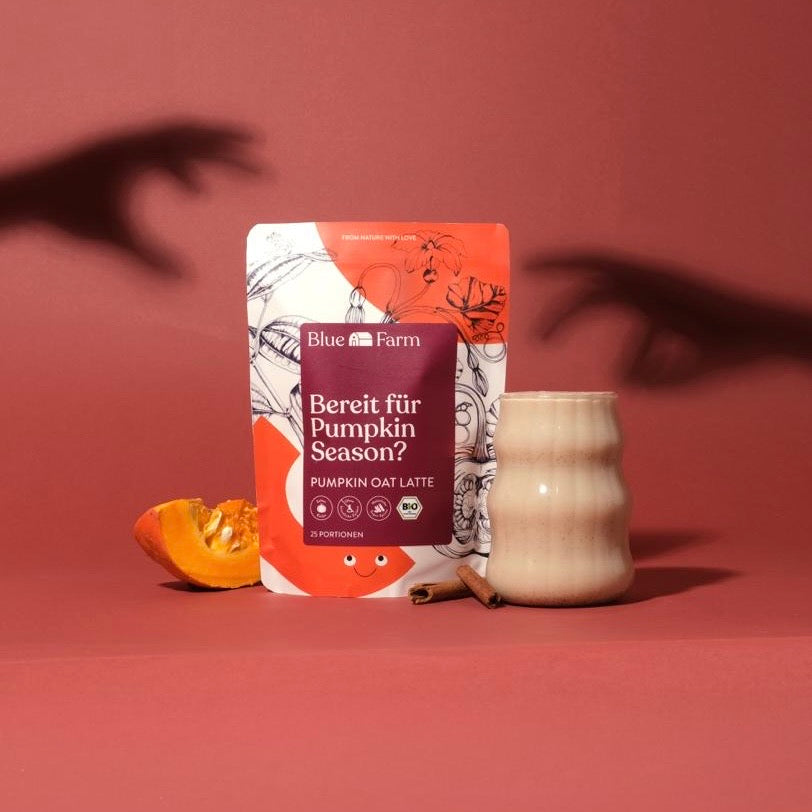 Blue Farm Pumpkin Spice Oat Latte - Bereit für Pumpkin Season? - Bio & Vegan, 300g