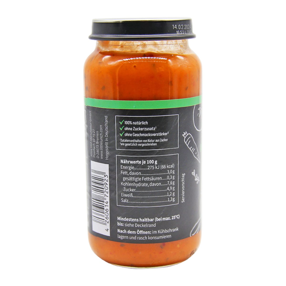 Bio Lieblingssauce Mediterranes Gemüse, 250g