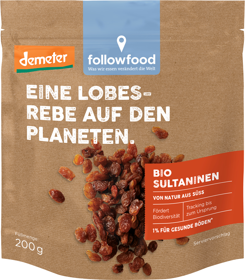 Followfood Bio Sultaninen - ungeschwefelt