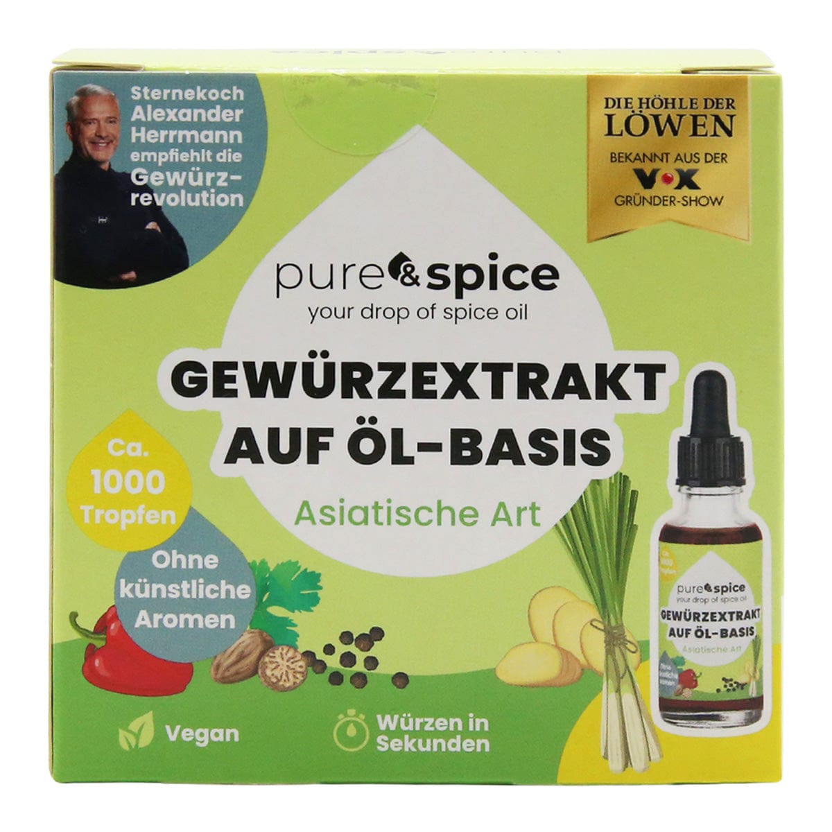 Pure & Spice Gewürzextrakt auf Öl-Basis Asiatische Art, 30ml
