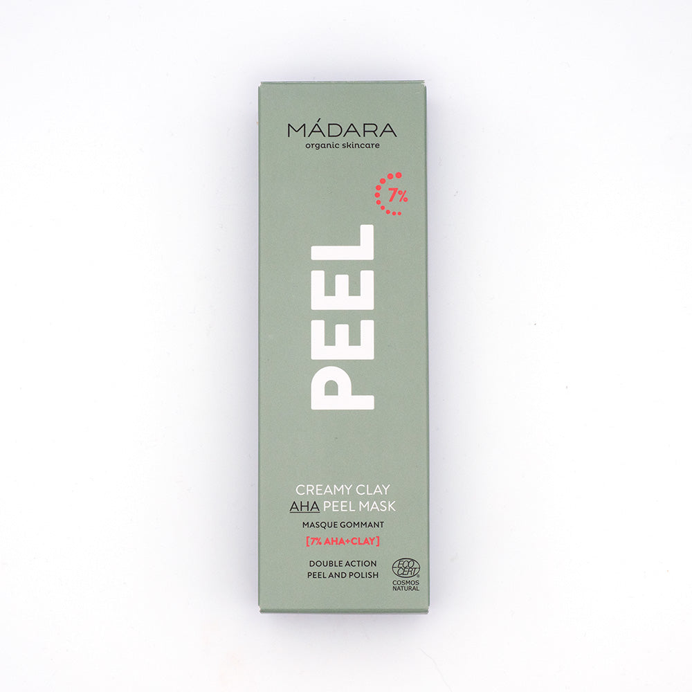 Cremige AHA Peelingmaske mit Tonerde