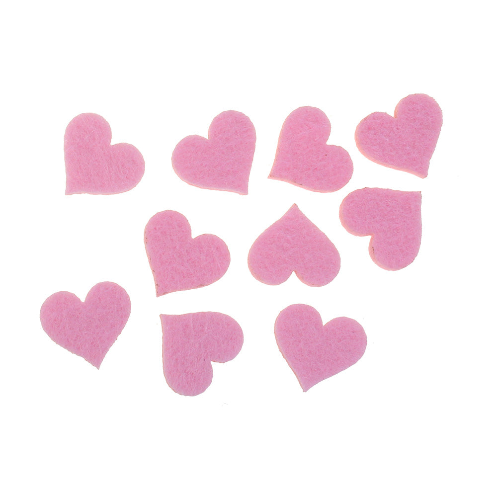 Miroflor pinke Dekoherzen aus Filz 2cm