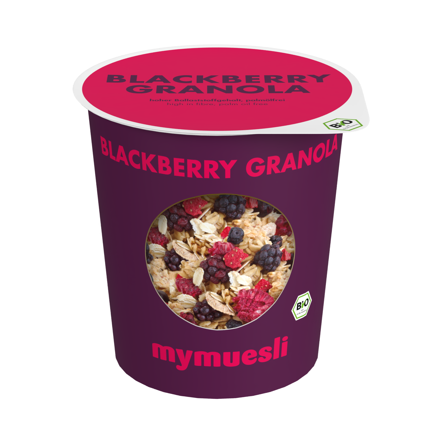 mymuesli 2go Bio Blackberry - Granola, 85g