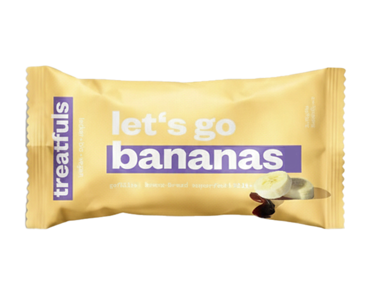 Treatfuls - Let's Go Bananas - Gefüllte Banana-Bread Superfood Balls - Vegan & Bio, 34g