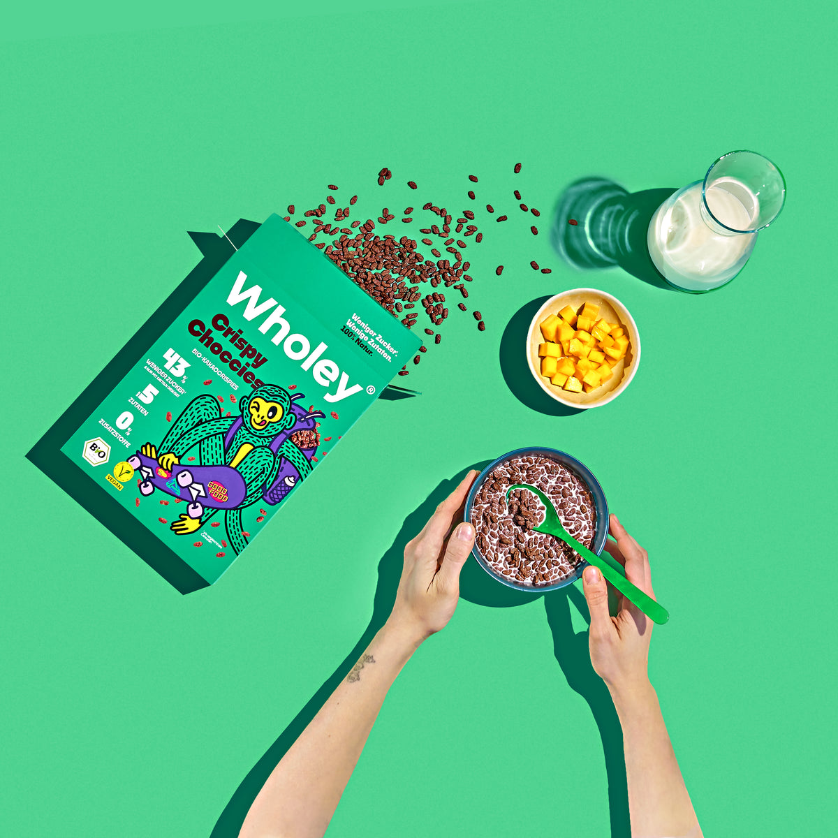 Wholey Crispy Choccies Cereals 275g