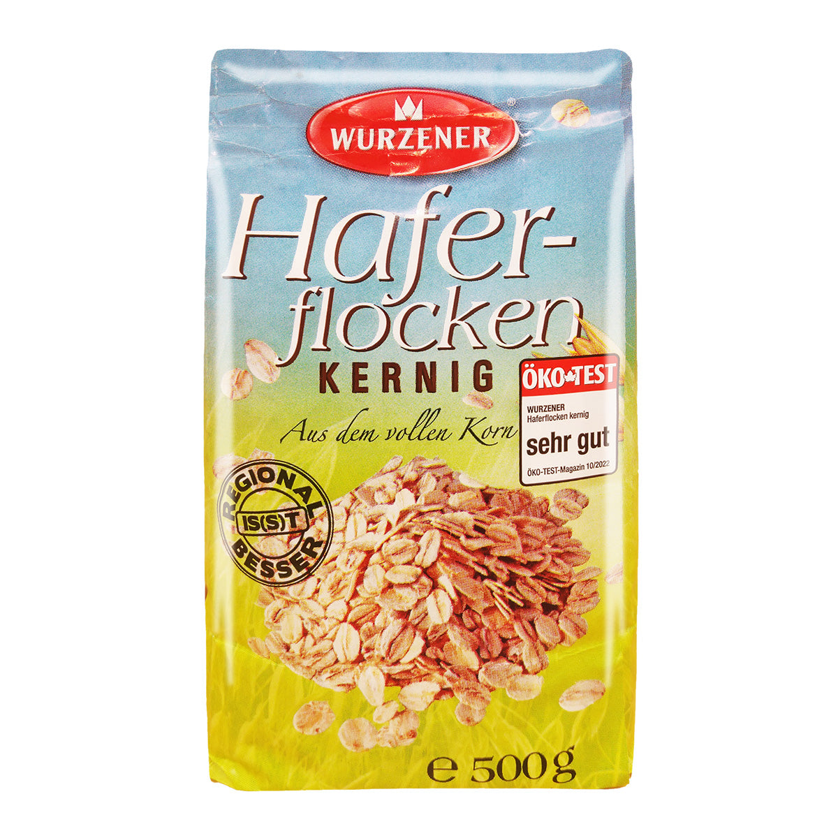 Wurzener Haferflocken kernig Großblatt, 500g