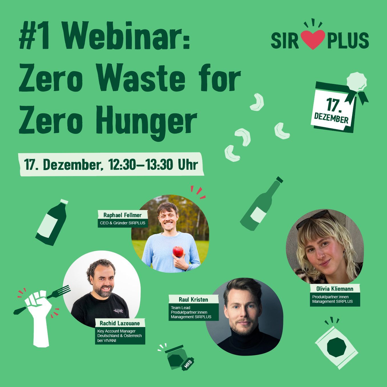 SIRPLUS Partner:innen-Webinar: Lebensmittel retten, Verantwortung zeigen und Markenimage und -Reichweite stärken