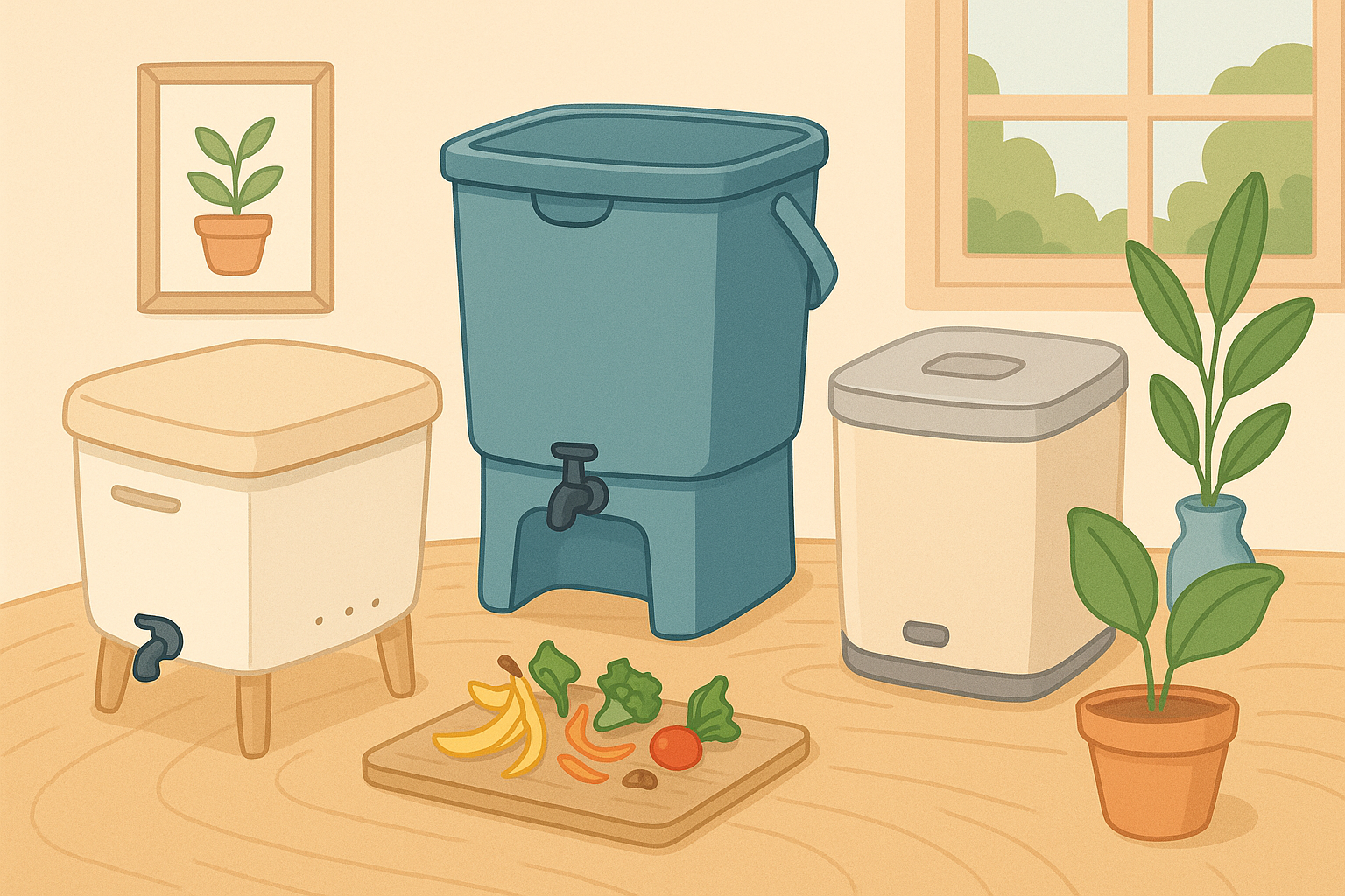 5 Tipps für Kompostieren in kleinen Wohnungen