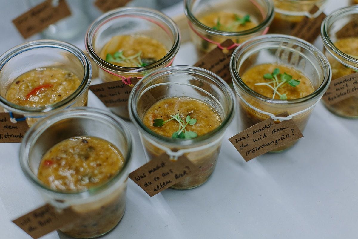 Veganes Dinner Abfallfreitag Event vegan nachhaltig