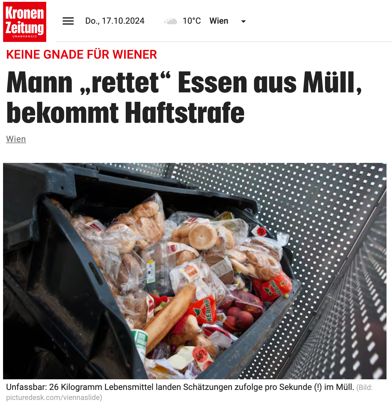 🛑 Skandalös! Jeden Tag werden Millionen Lebensmittel verschwendet