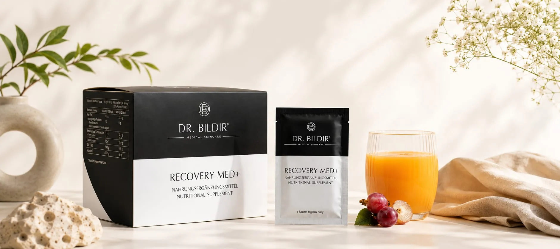 DR. BILDIR MEDICAL: 5 Elemente, ein Sachet und eine Routine, die in den Tag passt