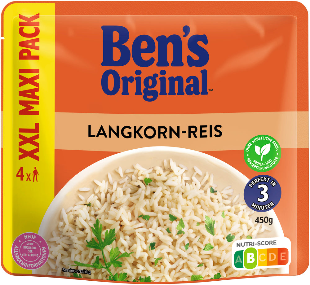 BEN'S ORIGINAL Express-Langkornreis XXL Maxi Pack, 450g