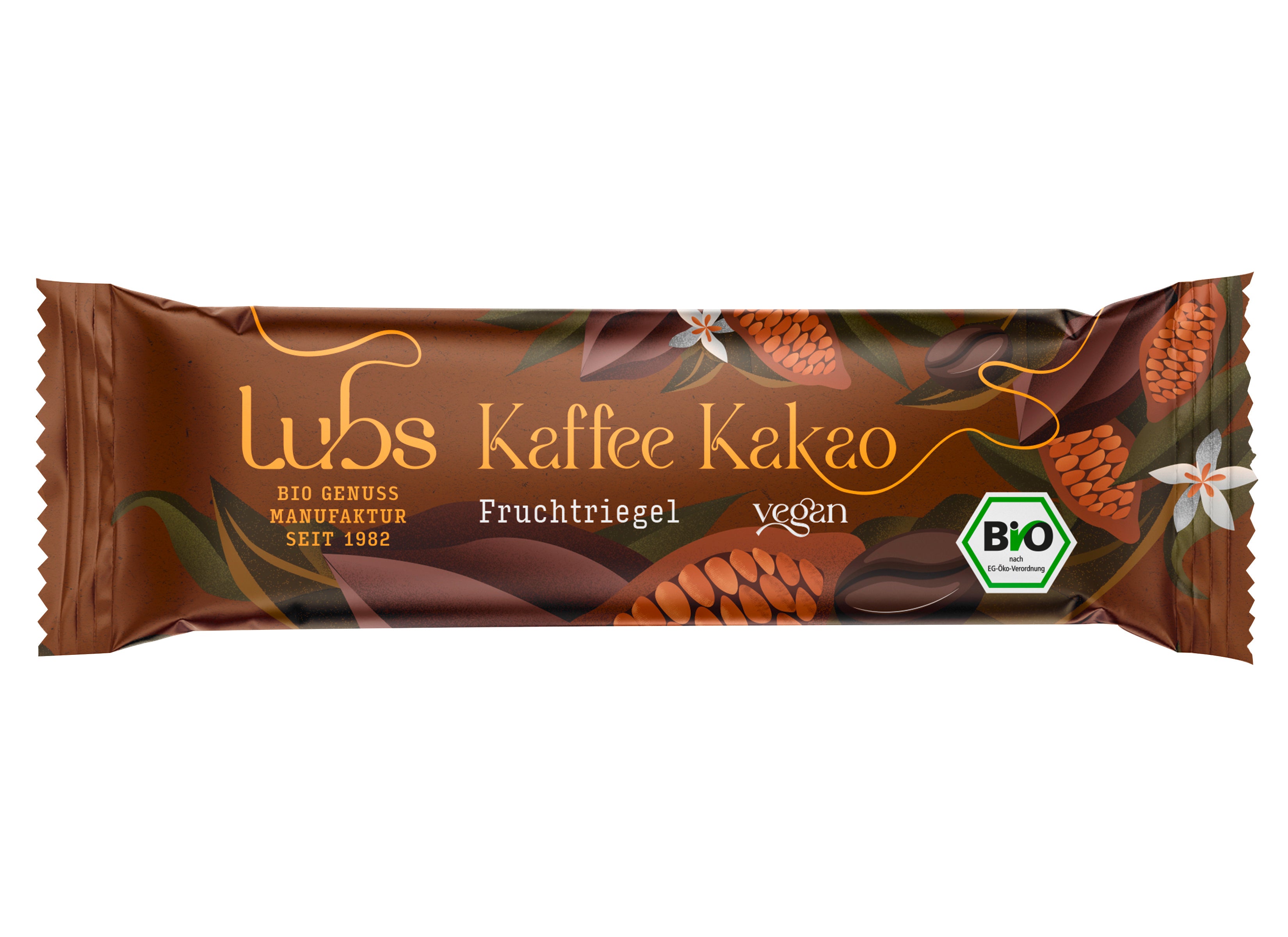 Lubs Fruchtriegel Kaffee-Kakao, 40g