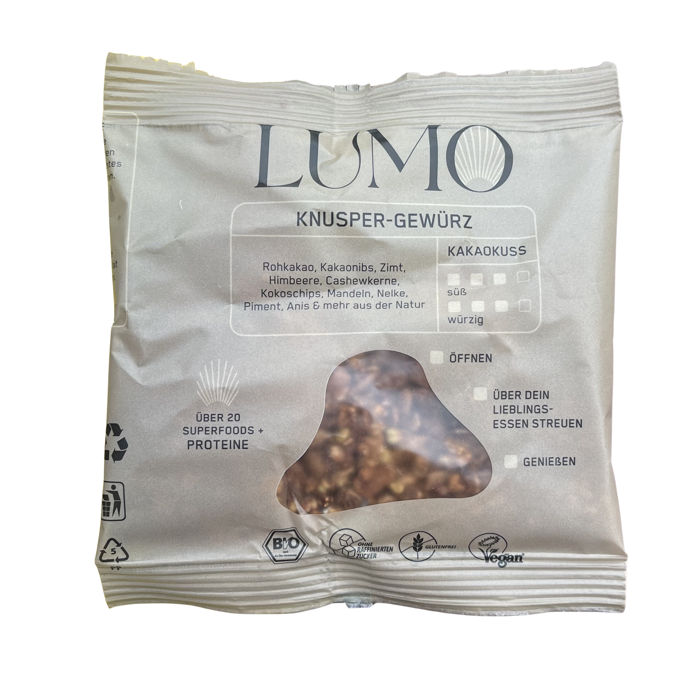 Lumo Knusper-Gewürz Kakaonuss, 25g