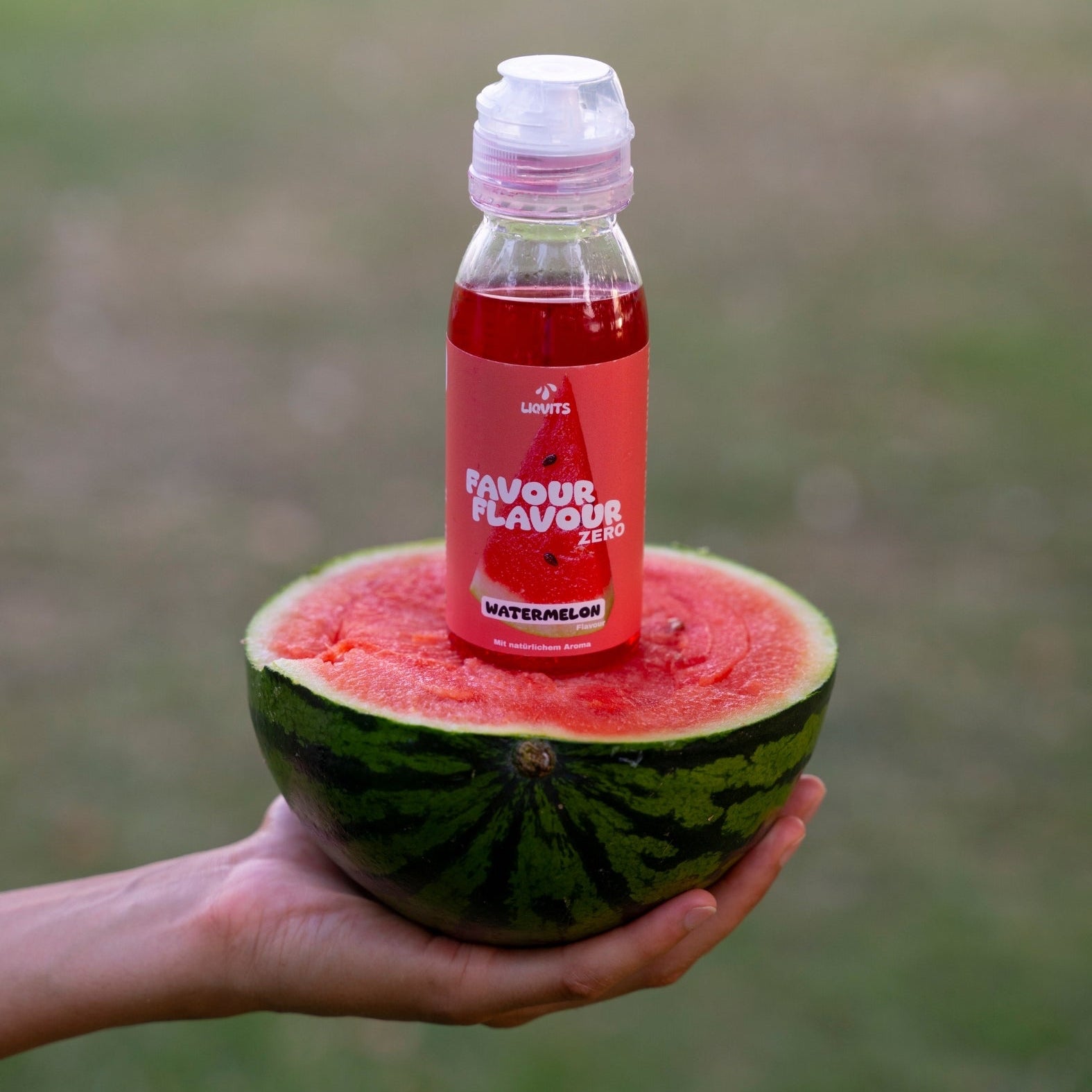 LiqVits Favour Flavour Ice Tea Watermelon Sirup - Vegan & Zero, 200ml
