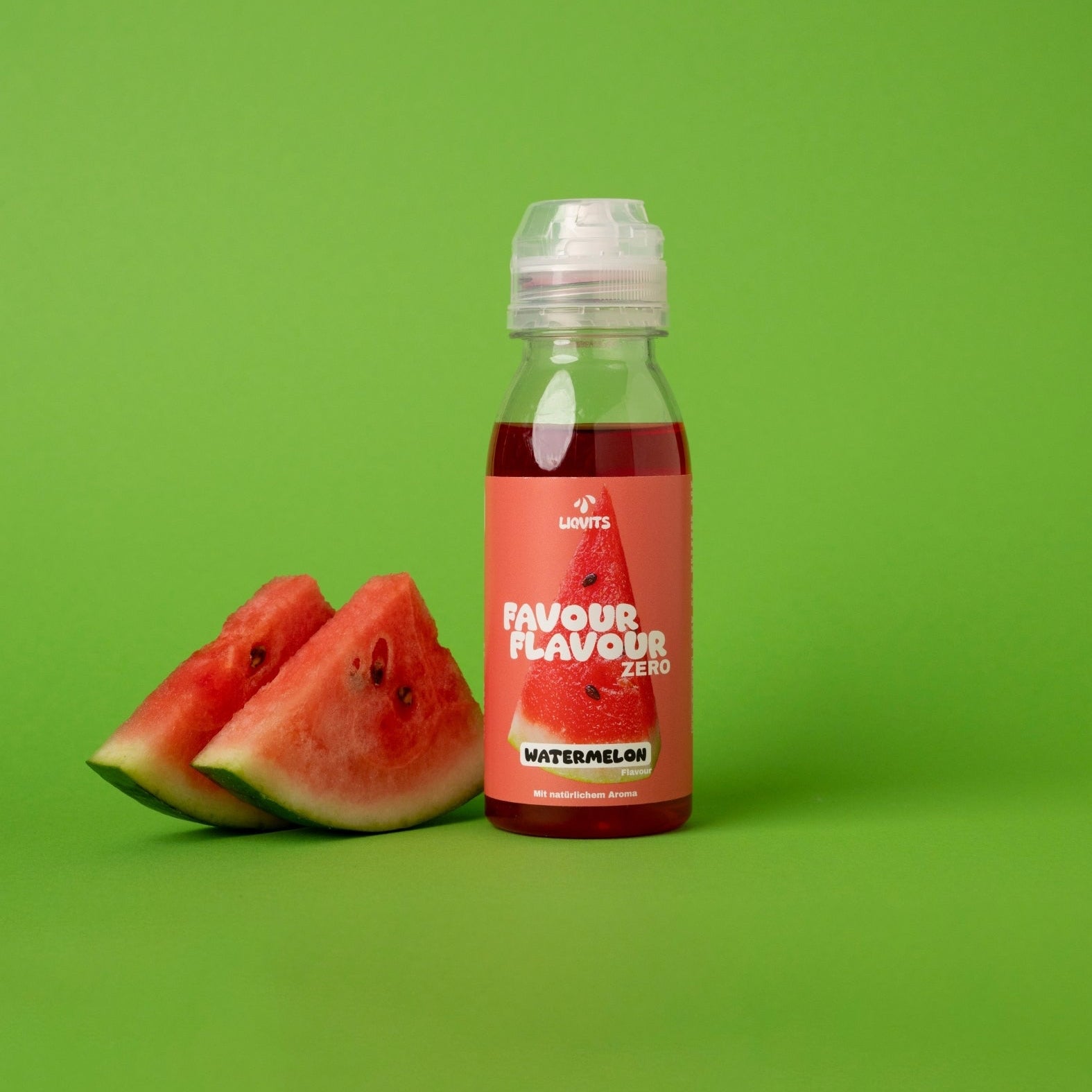 LiqVits Favour Flavour Ice Tea Watermelon Sirup - Vegan & Zero, 200ml