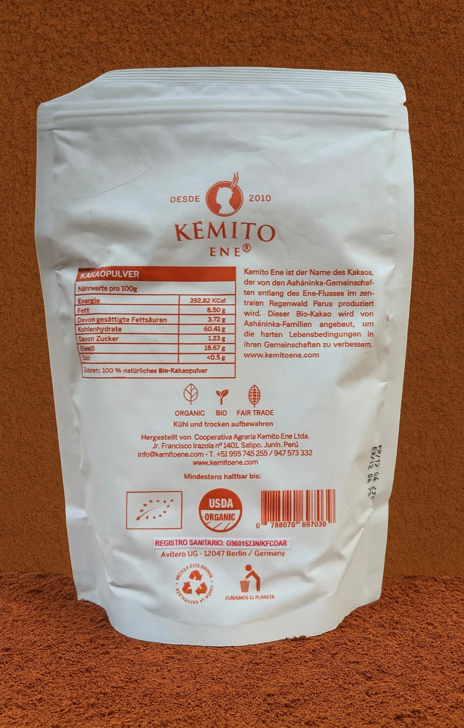 Kemito Ene Kakao Pulver, 250g
