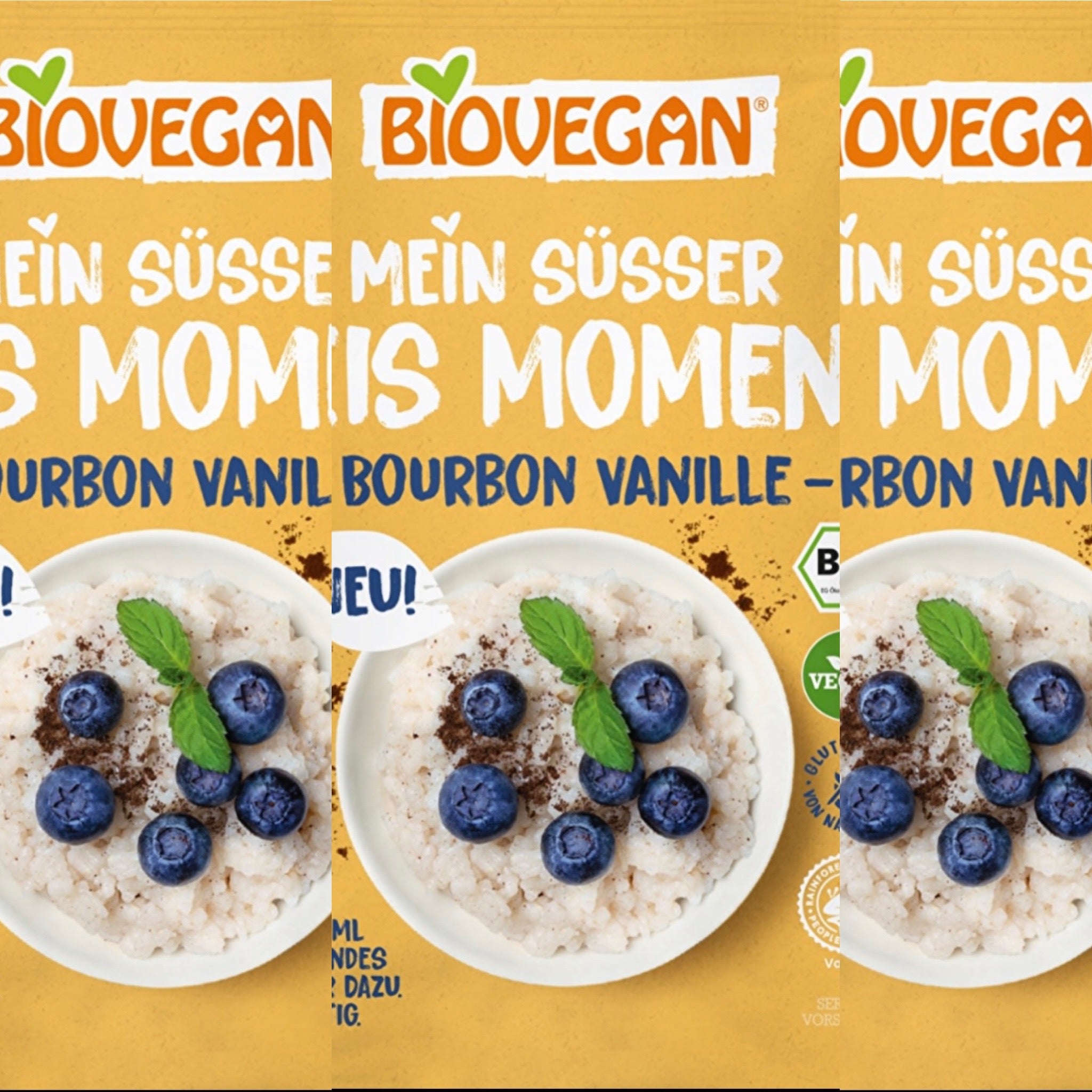 Biovegan Mein süßer Reismoment Bourbon-Vanille 8x56g