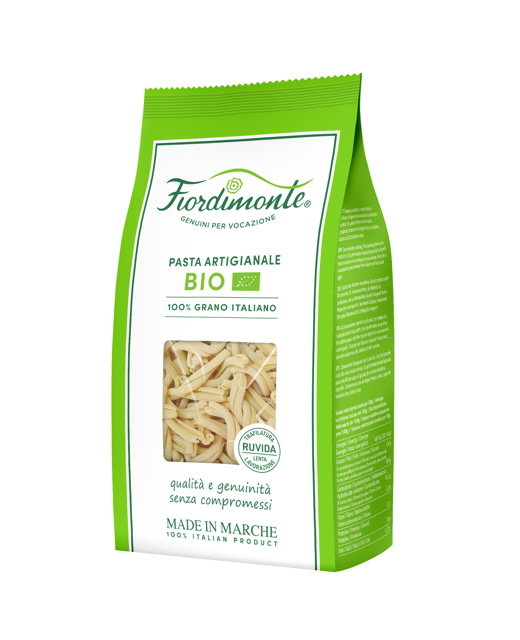 Fiordimonte Strozzapreti - Vegan & Bio, 500g