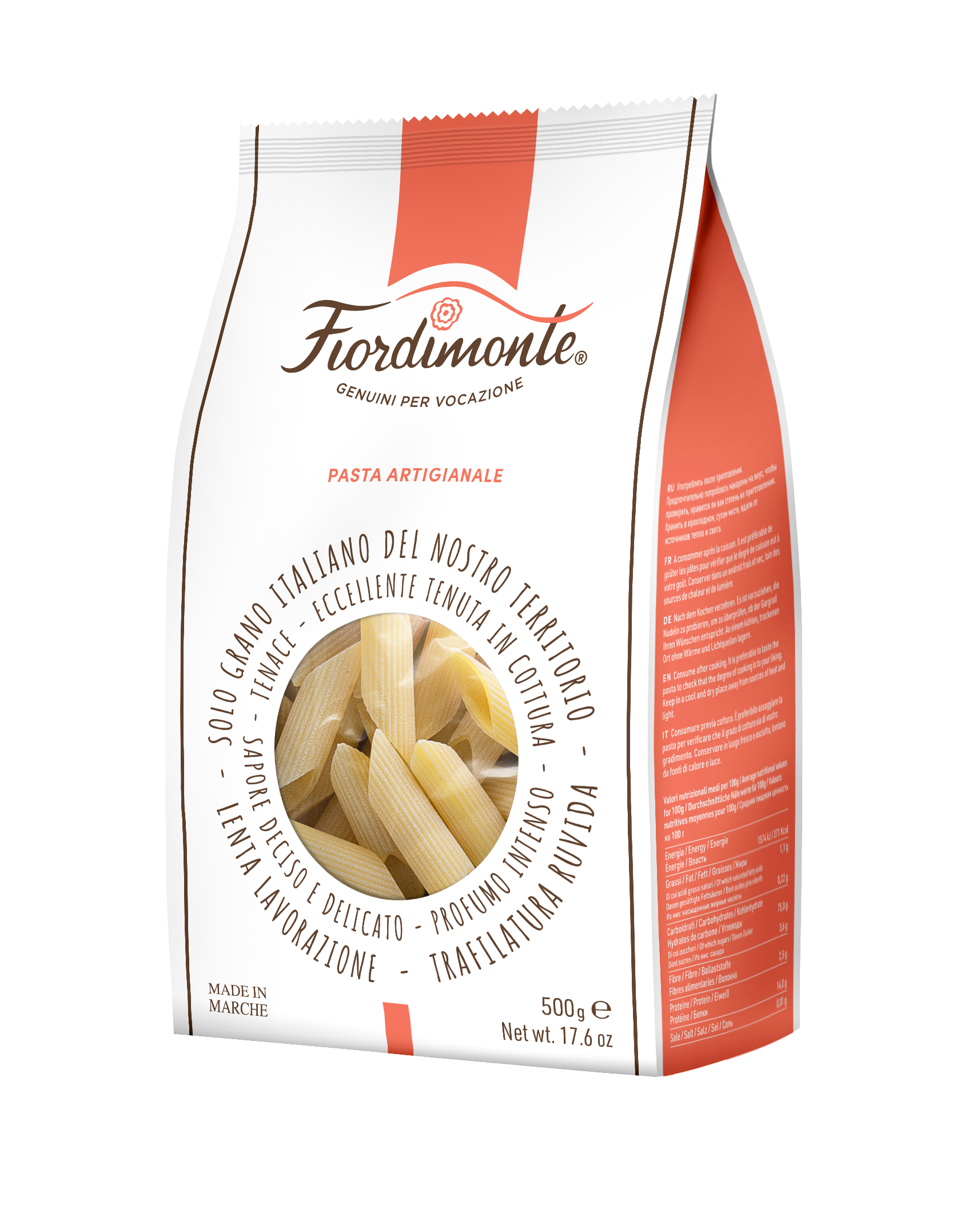 Fiordimonte Pennoni - Vegan, 500g