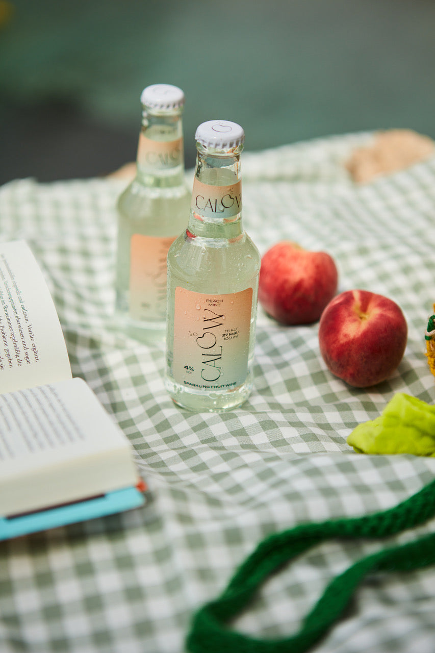 CALOW Weingetränk Peach-Mint (Alc. 4% Vol), 250 ml