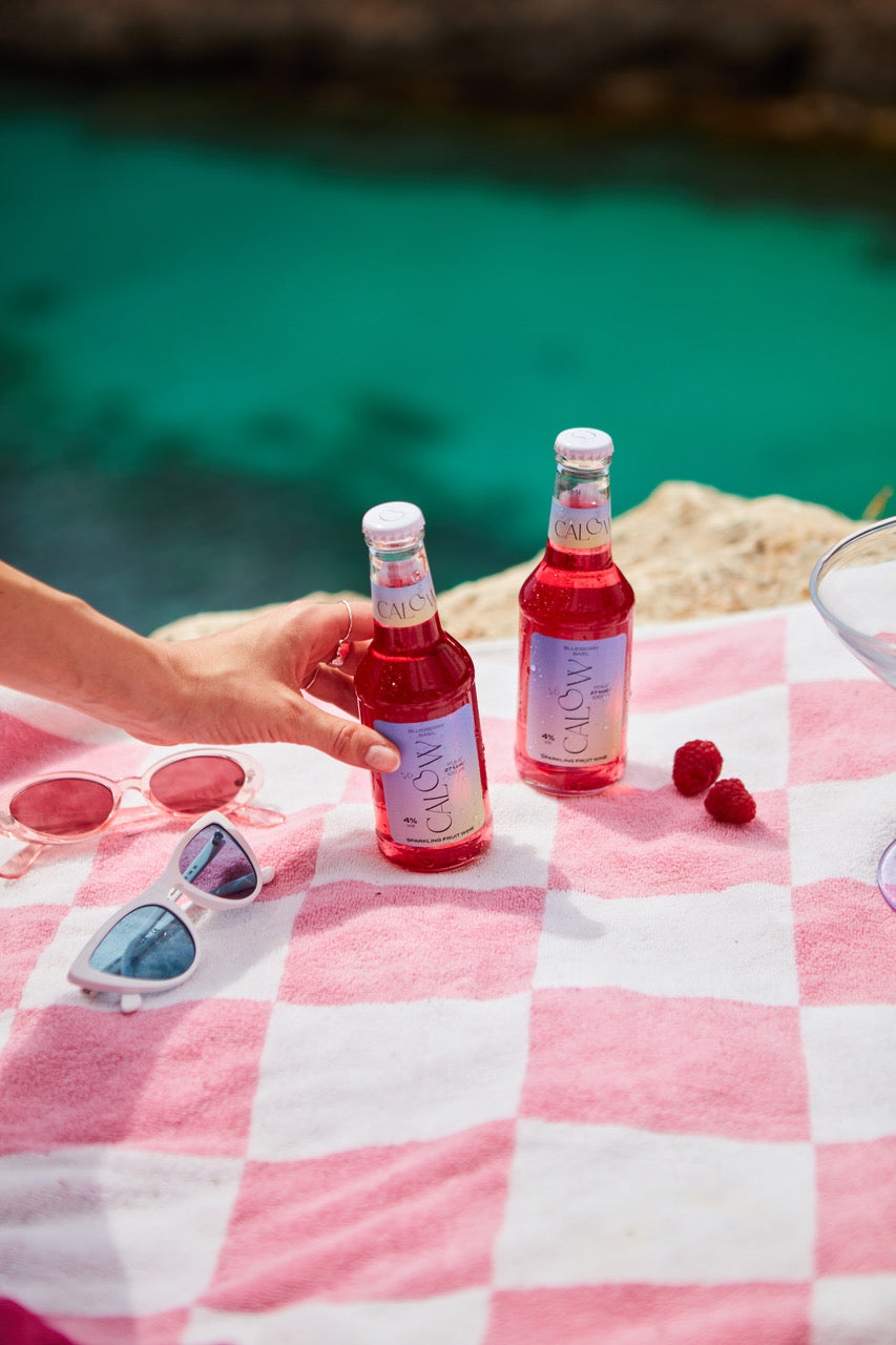 CALOW Weingetränk Blueberry-Basil (Alc. 4% Vol), 250 ml