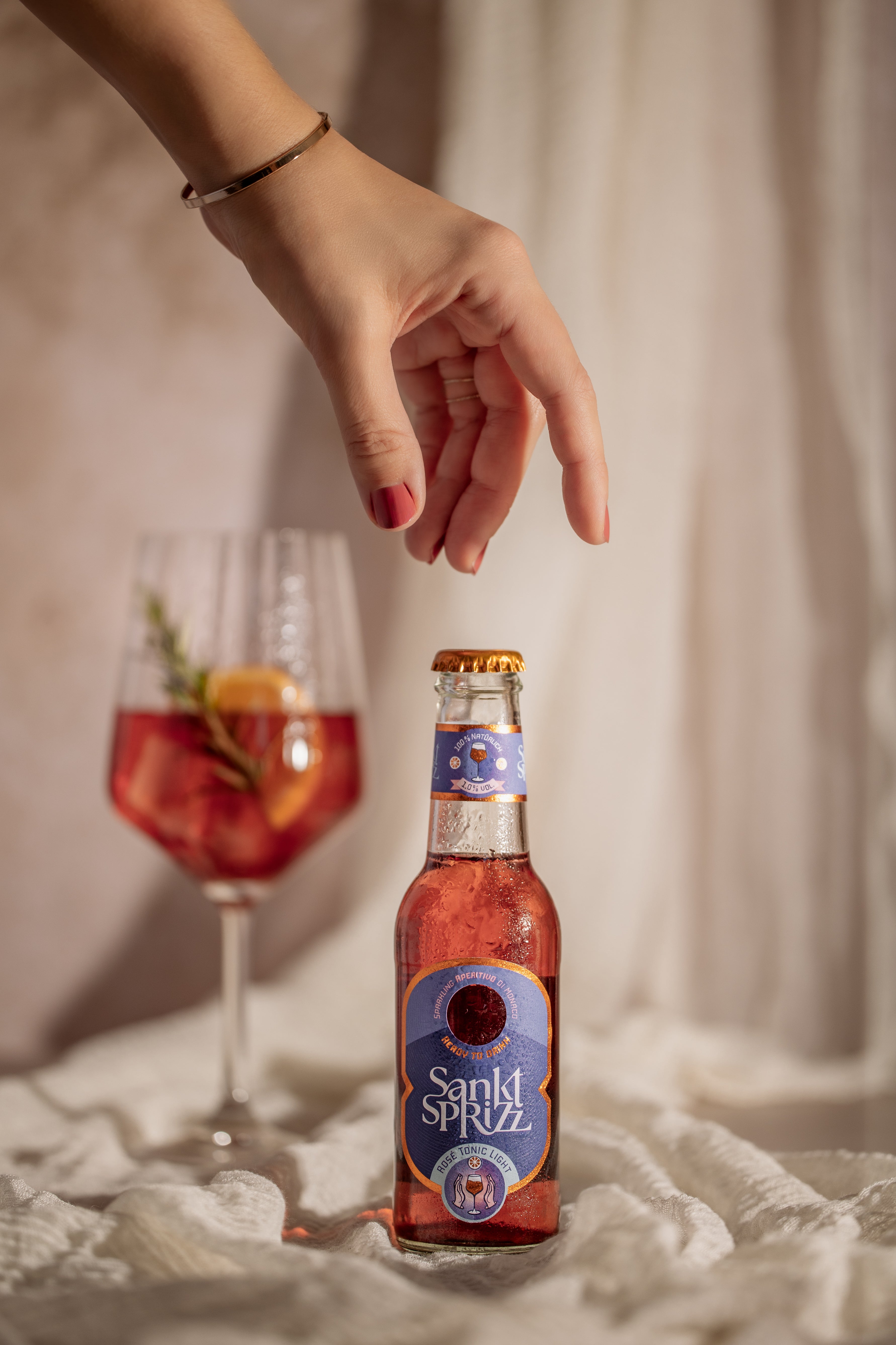 Sankt Sprizz Light – Bio Aperitif für jeden Moment (Alc. 1% Vol), 200ml