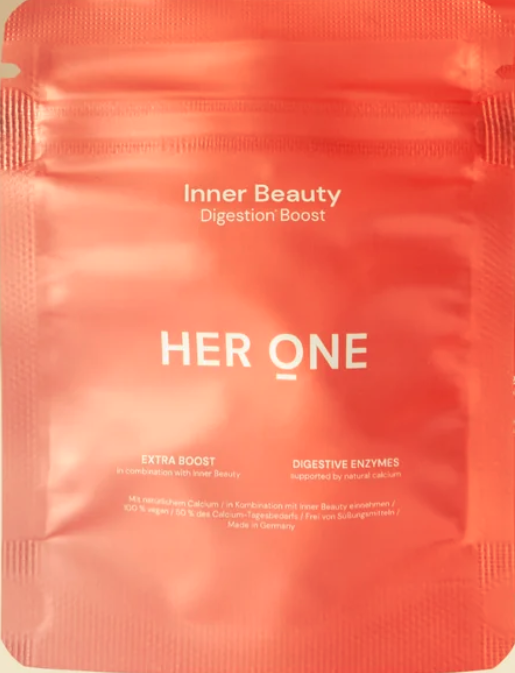 HER ONE Digestion Boost: Natürliches Calcium, 7 Kapseln