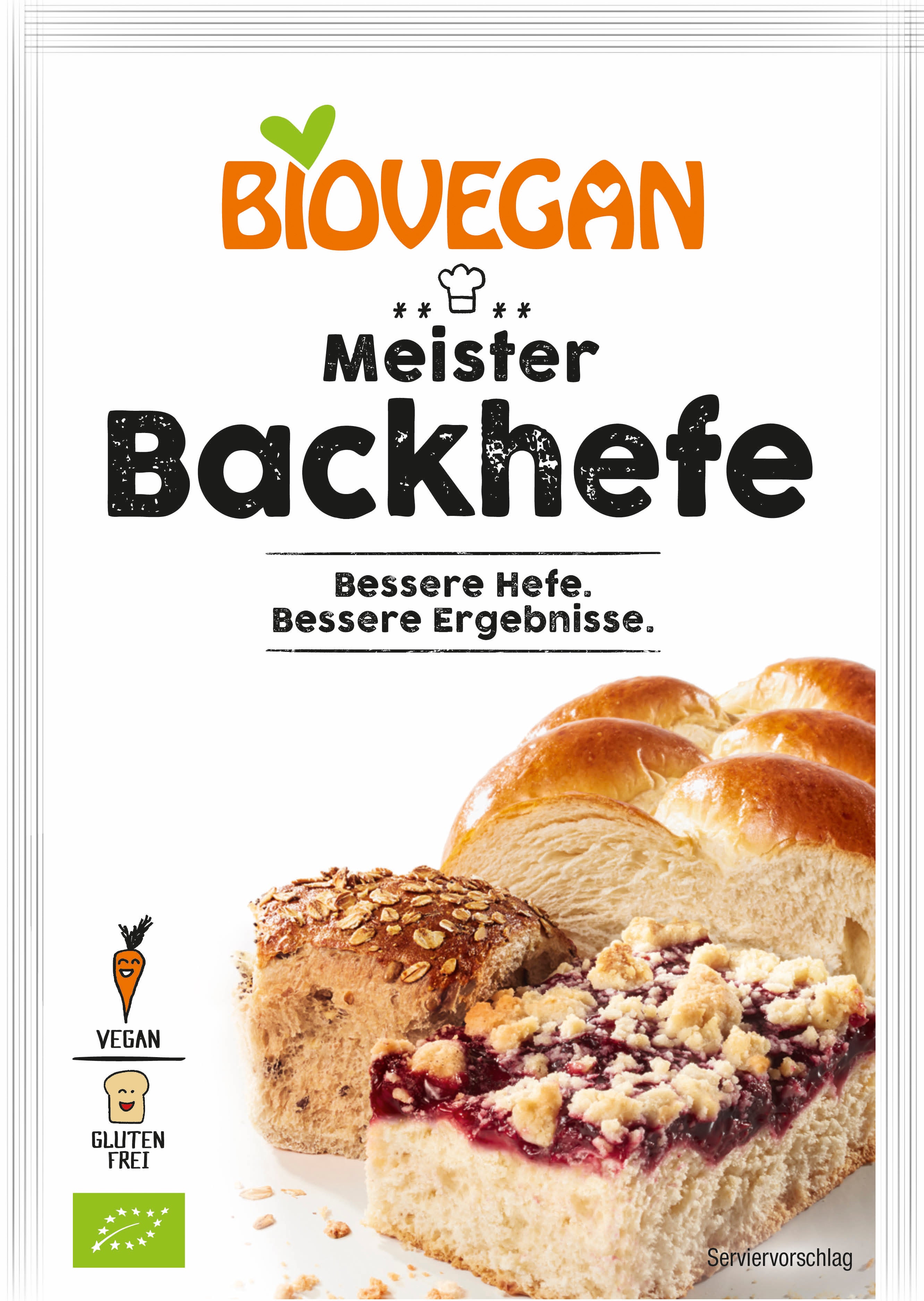 Biovegan Meister Backhefe 25x7g