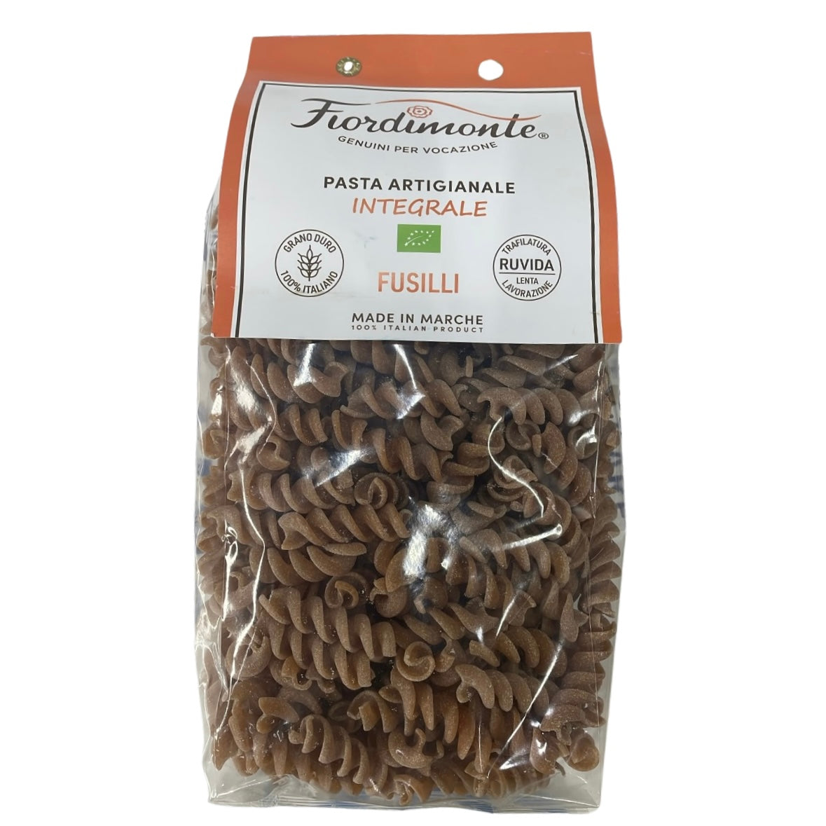 Fiordimonte Vollkorn Fusilli - Vegan & Bio, 500g