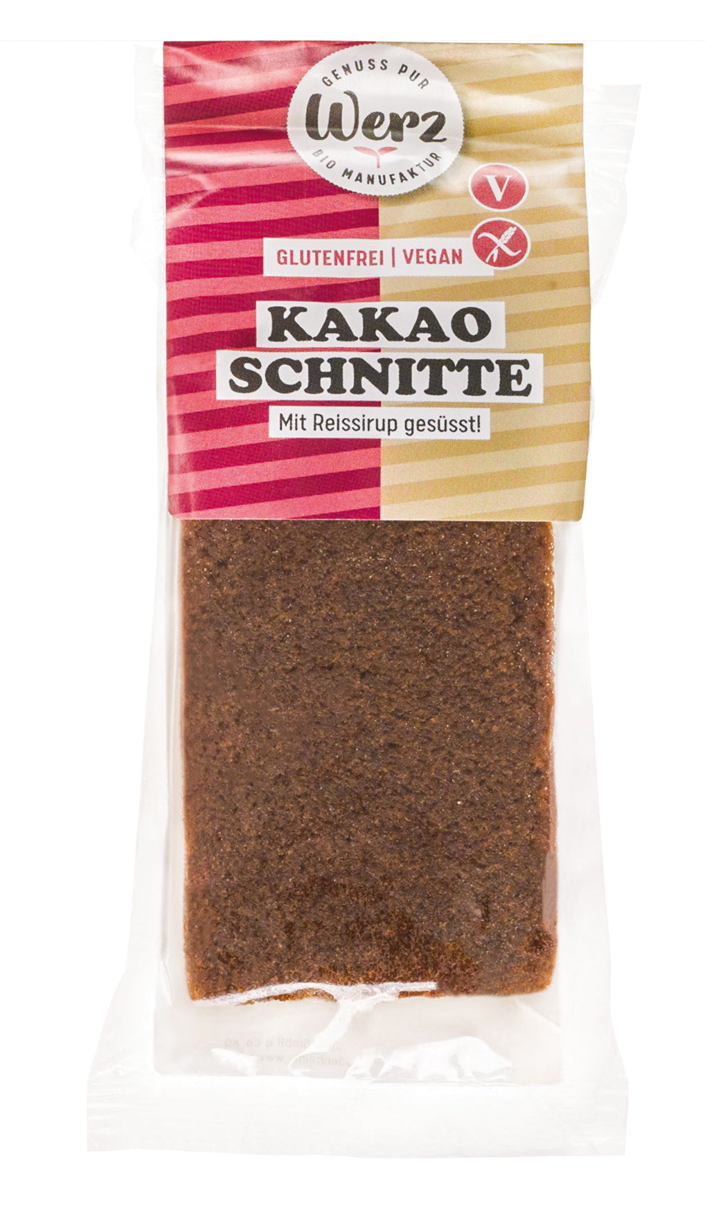 Werz glutenfreie Kakao Schnitte, 60g